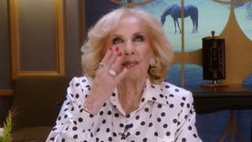 Mirtha le envió un beso al cielo a María Rosa Fugazot. Mirtha le envió un beso al cielo a María Rosa Fugazot.