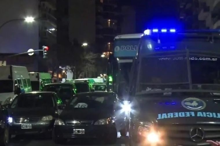 El operativo comenzó el viernes por la noche