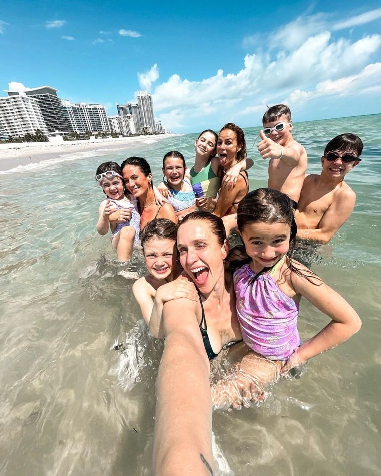 Playa, amigas e hijos: el plan de Paula Chaves para una increíble escapada Foto: Instagram