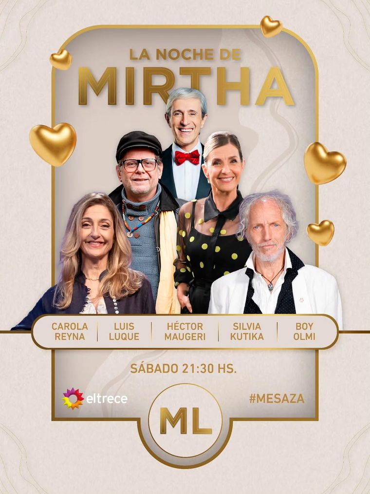 Mirtha Legrand y una mesa especial por San Valent&iacute;n.