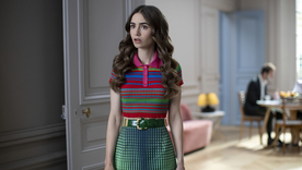Lily Collins vive un drama profesional quela obligará a replantear su agenda. Foto: Carole Bethuel (NETFLIX)