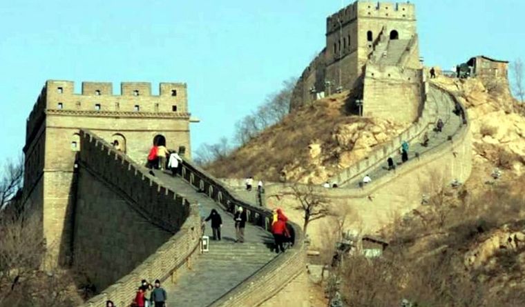 La Muralla china tiene más de 21.000 kilómetros de extensión. Foto: Efe.