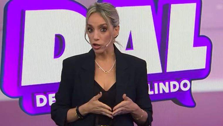 Tamara fue contundente con sus palabras. Foto: captura de video / El Nueve.&nbsp;