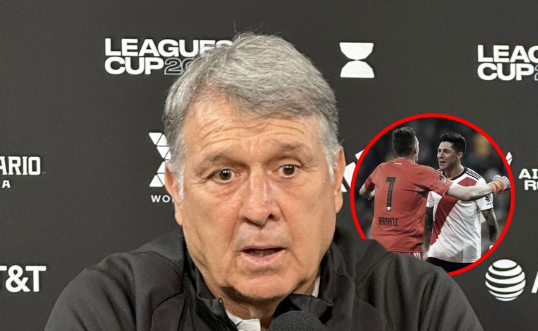 Martino habló de Enzo Pérez y Armani.