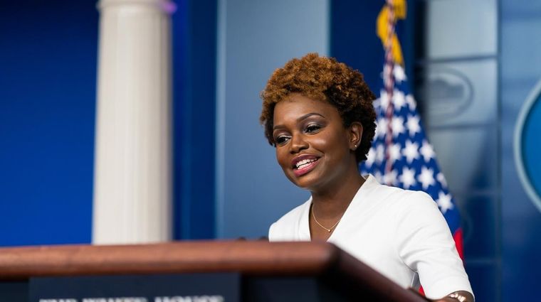 Karine Jean-Pierre, portavoz de la Casa Blanca Foto: EFE