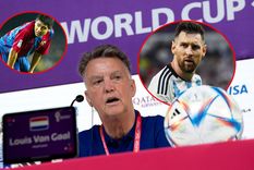 Van Gaal replicó al hablar de Messi un controversial concepto que tenía sobre Riquelme. Foto: EFE