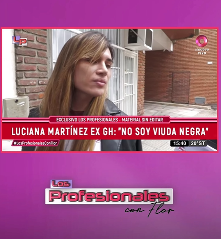 Luciana Martínez decidió hablar tras salir de la cárcel. Luciana Martínez decidió hablar tras salir de la cárcel. 