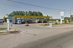 La estación de servicio de Tunuyán donde se produjo la explosión