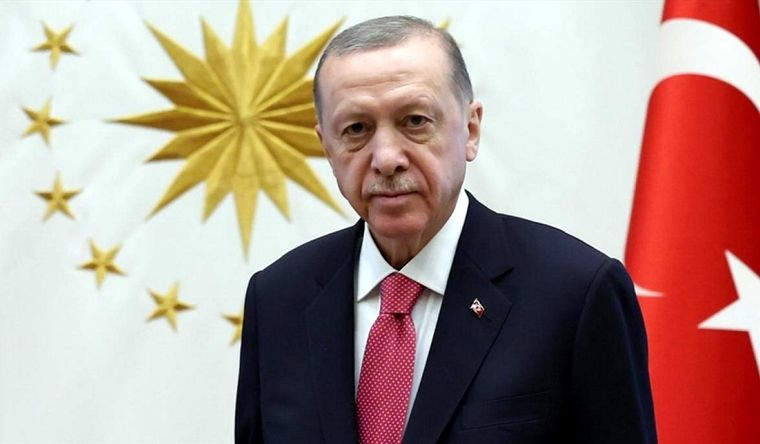 Desde Turquía, Recep Tayyip Erdogan denuncia a Israel. Foto: Efe.