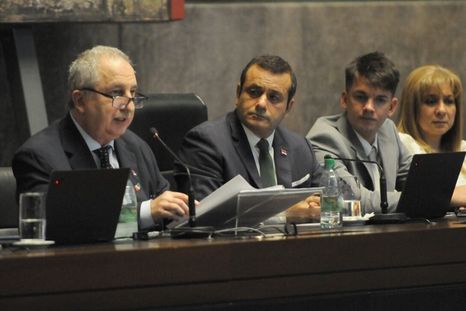 El gobierno de Hugo Passalacqua ya presentó el proyecto de ley al Congreso, con fuerte participación de educación, salud e impulso a la actividad económica. Foto: Alejandro Spivak