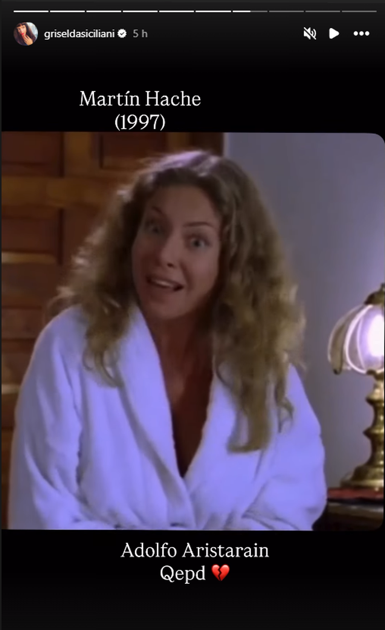 El profundo recuerdo de la actriz. El profundo recuerdo de la actriz.