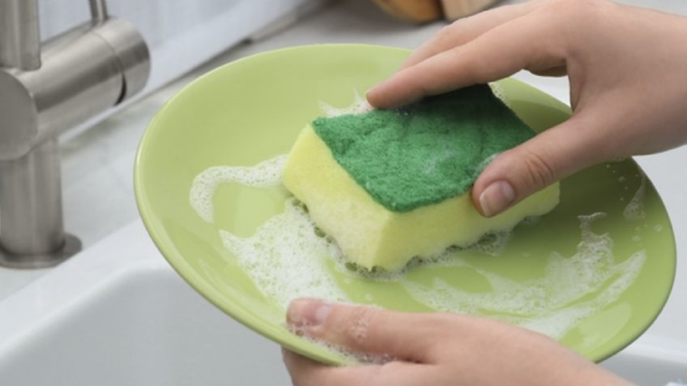 Es importante cambiar la esponja de cocina cada cierto tiempo Foto: Shutterstock