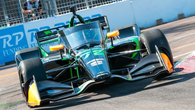 Canapino finalizó 18° en la primera fecha de la Indy Foto: @AgustinCanapino