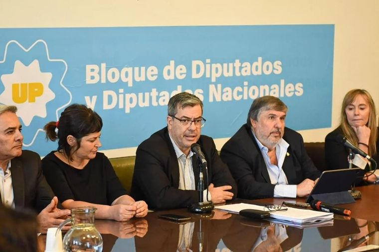 El bloque de Diputados nacionales de Unión por la Patria apuntó contra la Justicia. Foto: Noticias Argentinas