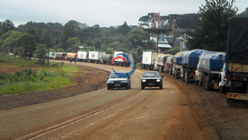 La ciudad de frontera Bernardo de Irigoyen