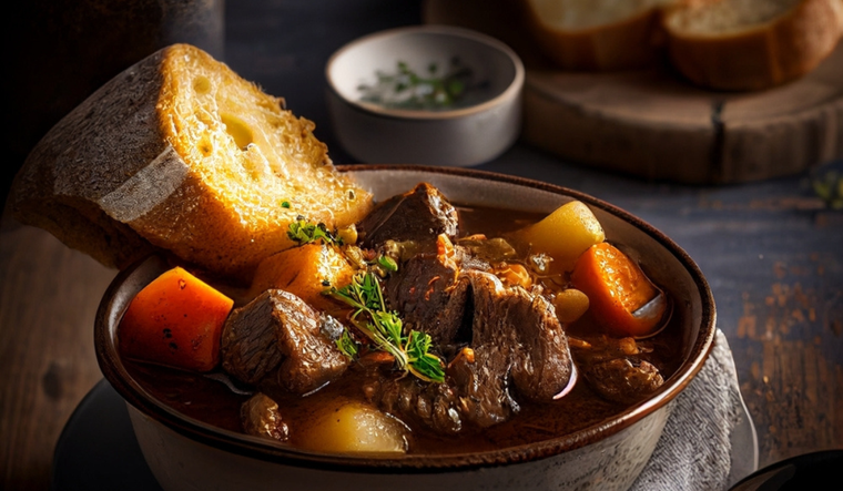 Algunos agregan vino tinto o cerveza a la receta de estofado de carne con papas para intensificar el sabor y darle aroma profundo. Algunos agregan vino tinto o cerveza a la receta de estofado de carne con papas para intensificar el sabor y darle aroma profundo.