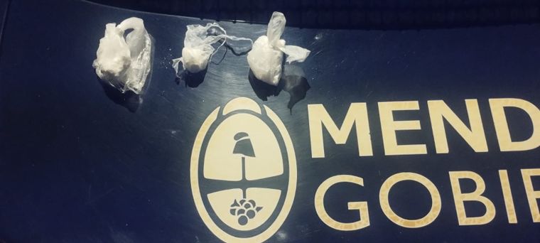 Envoltorios incautados por la Policía Foto: Ministerio de Seguridad de Mendoza