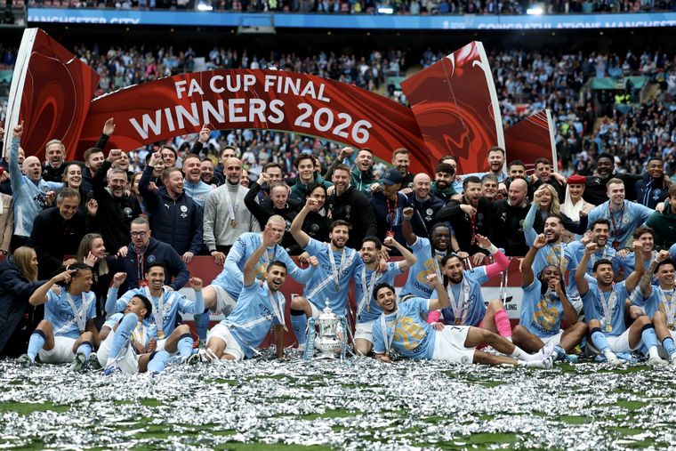 El Manchester City de Pep se consagró campeón de la FA Cup 2025/26. El Manchester City de Pep se consagró campeón de la FA Cup 2025/26.