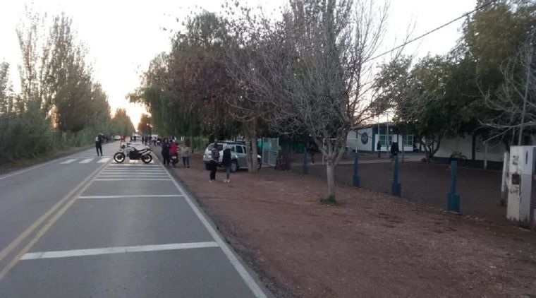 Fatal accidente frente a la escuela Hermida en La Pichana, San Rafael Foto: Gentileza InfoYa