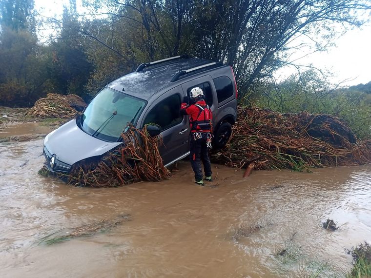 Imágenes de la inundación en Madrid Foto: twitter.com/112cmadrid