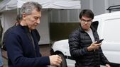 Dario Nieto junto a Mauricio Macri. Dario Nieto junto a Mauricio Macri.