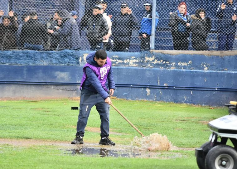 La lluvia fue despejada y habrá fútbol en el Bautista Gargantini.&nbsp;