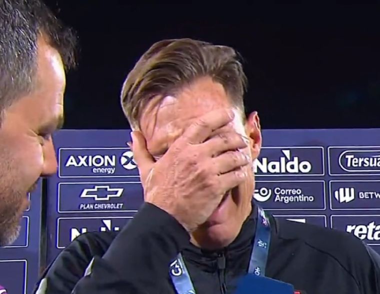 La emoción de Sava.