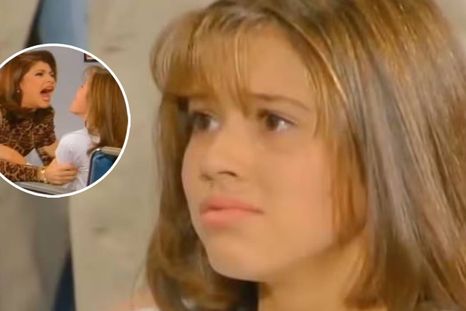 Yulianna Peniche tenía 14 años cuando pasó por María la del barrio.