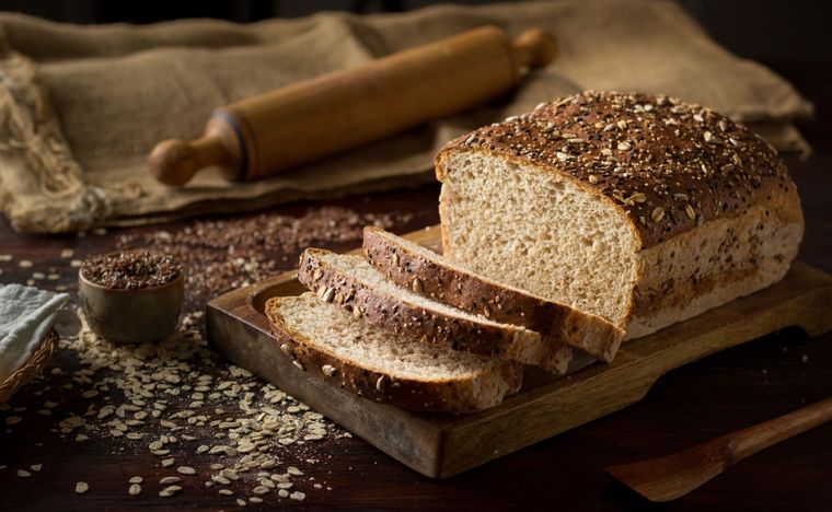Pan de avena y nuez Una receta muy simple para hacer en pocos pasos. Foto: Shutterstock