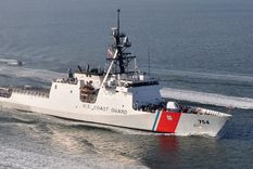 Esta nave es uno de los barcos más grandes y tecnológicamente avanzados de la flota de ese cuerpo estadounidense Foto: Embajada de los Estados UNidos en Argentina