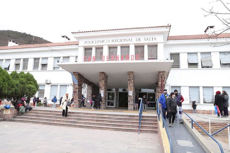 La víctima fue internada en el Hospital San Bernardo de Salta Foto: Gobierno de Salta