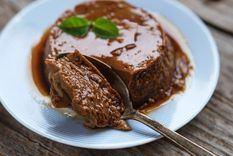 Prepará tu propio flan de chocolate.&nbsp;