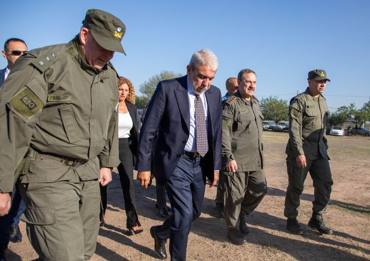 El ministro de Seguridad Aníbal Fernández en Rosario Foto: Noticias Argentinas
