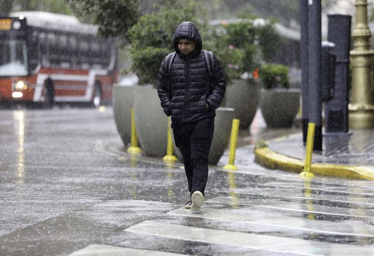 Las lluvias estarán acompañadas por un clima fresco. Foto: Noticias Argentinas