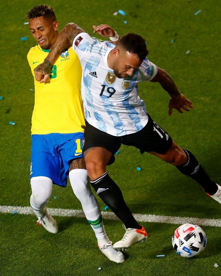La foto a la que reaccionó Otamendi en las redes sociales Foto: Instagram @tycsports