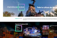 el gobierno presento la plataforma cultural mendoza en casa