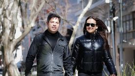 El gobernador Axel Kicillof y su esposa Soledad Quereilhac.