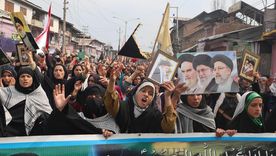 Protestas en Kashmir en contra del asesinato del líder supremo de Irán, el ayatolá Alí Jamenei. Protestas en Kashmir en contra del asesinato del líder supremo de Irán, el ayatolá Alí Jamenei.