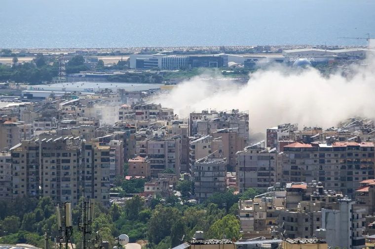 El ataque de Israel fue contra edificios de la zona sur de Beirut, Líbano.
