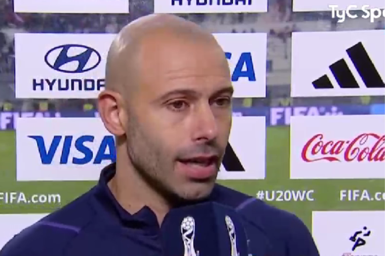 Mascherano habló tras la eliminación de la Selección argentina en Mundial Sub 20 Foto: TyC Sports