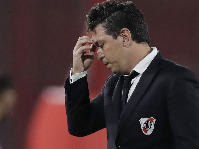 Marcelo Gallardo, el apuntado tras la eliminación con Tigre. Foto: Télam