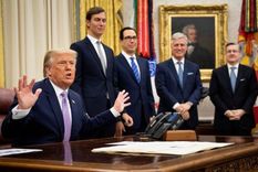 Trump anunció el acuerdo para la normalización de relaciones entre Israel y Emiratos Árabes Unidos el 13 de agosto.