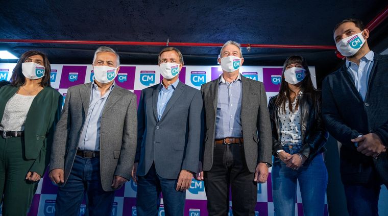 Los tres gobernadores. Cornejo, Suarez y Cobos.