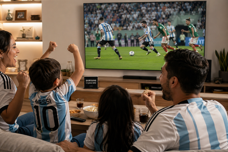 El Smart TV Samsung Crystal de 55 pulgadas aparece como opción para renovar el living. El Smart TV Samsung Crystal de 55 pulgadas aparece como opción para renovar el living.