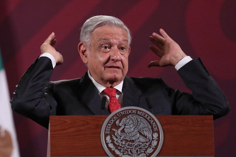 López Obrador disparó contra Javier Milei Foto: EFE