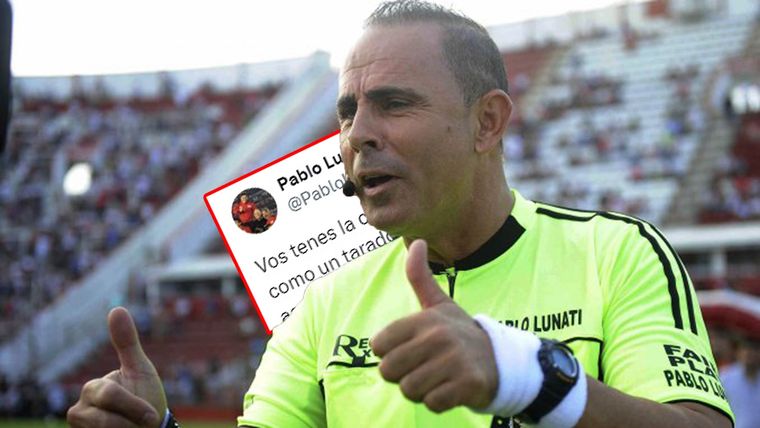 El exárbitro se expresó en las redes.
