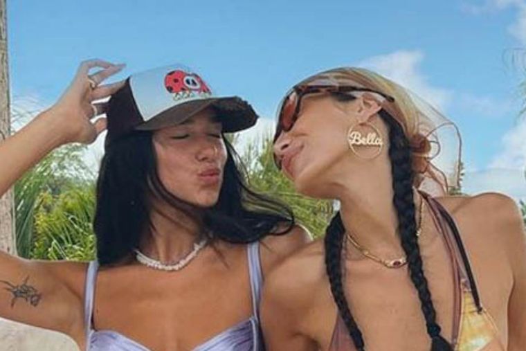 Dua Lipa y Bella Hadid Dua Lipa y Bella Hadid Foto: Instagram
