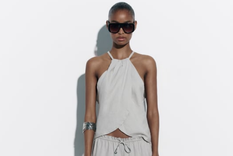 Este es el increíble conjunto de lino de la marca ZARA. Foto: ZARA Este es el increíble conjunto de lino de la marca ZARA. Foto: ZARA