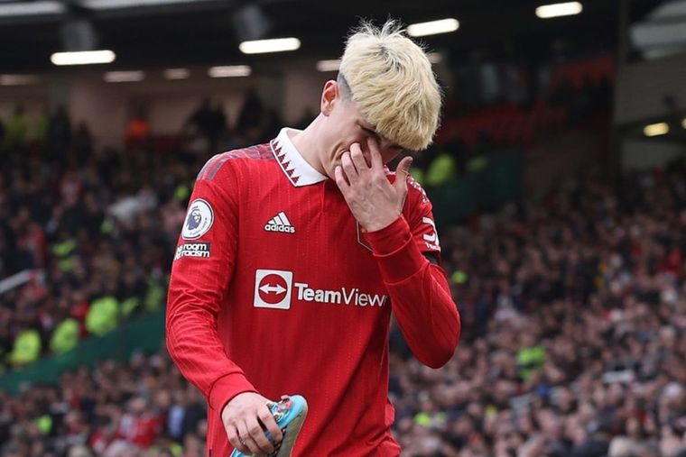 Garnacho se perdería los partidos de la Selección argentina. Foto: EFE