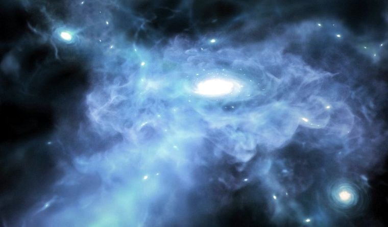 La teoría supone otra interpretación sobre las galaxias y su origen. Foto: Dpa.